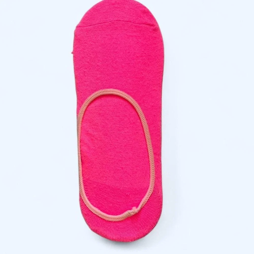 Pink neon ankle socks‎